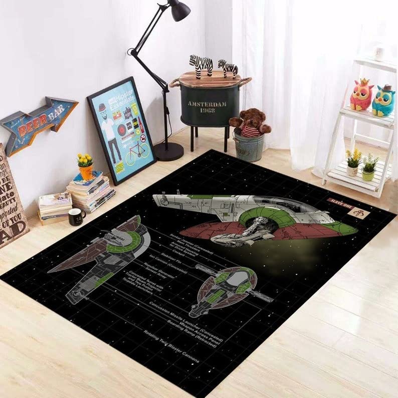 Amazon.com: Starwars Rug, Starwars Area Rug, Space Ship Rug